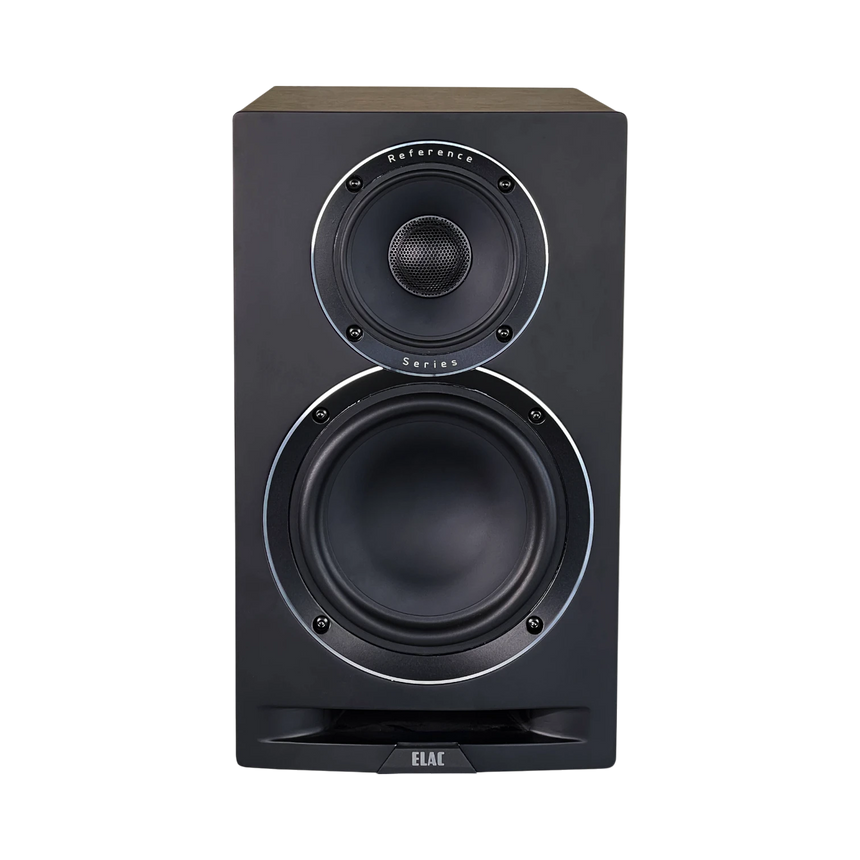 ELAC Uni-Fi Reference UBR62 3-Way Bookshelf Speakers (Satin Black with Walnut Sides, Pair) — Being Shipped