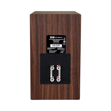 ELAC Uni-Fi Reference UBR62 3-Way Bookshelf Speakers (Satin Black with Walnut Sides, Pair) — Being Shipped