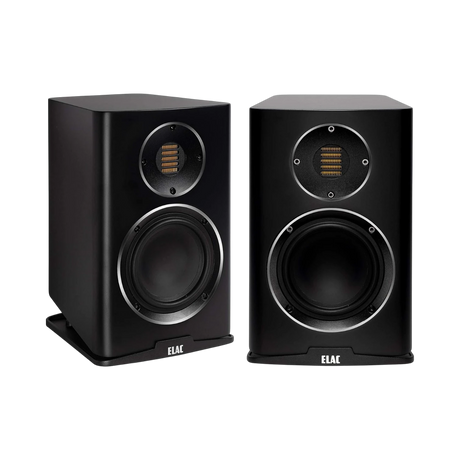 ELAC Carina BS243.4 2-Way Bookshelf Speakers (Satin Black, Pair) — Being Shipped