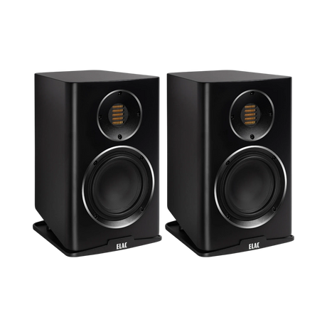 ELAC Carina BS243.4 2-Way Bookshelf Speakers (Satin Black, Pair) — Being Shipped