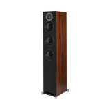 ELAC Debut Reference Three-Way Floorstanding Speaker (Black Baffle, Walnut Cabinet) — Being Shipped