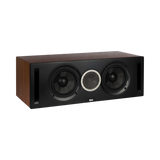 ELAC Debut Reference Two-Way Center Channel Speaker (Black Baffle, Walnut Cabinet) — Being Shipped