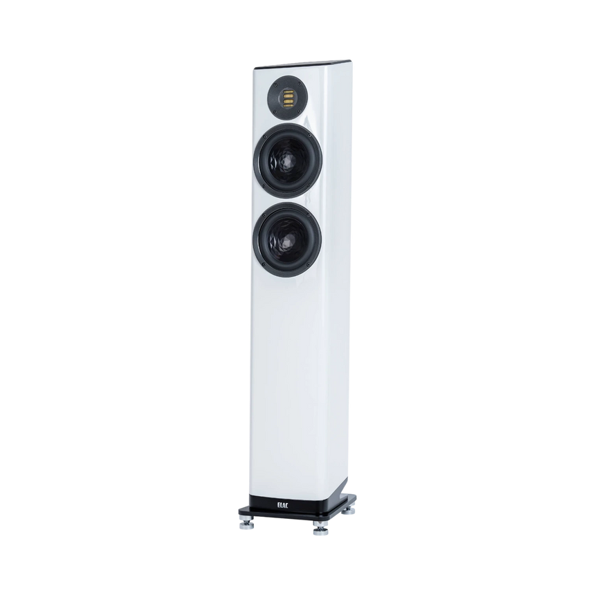 ELAC Vela FS 407 2.5-Way Floorstanding Speaker (Gloss White, Single) — Being Shipped