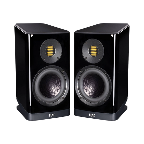 ELAC Vela BS 403 2-Way Bookshelf Speakers (Gloss Black, Pair) — Being Shipped
