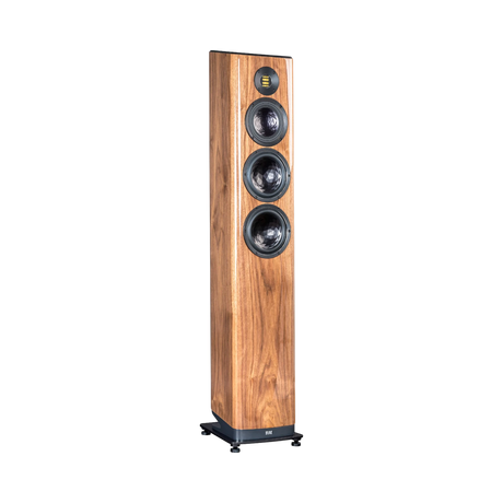 ELAC Vela FS 409 3.5-Way Floorstanding Speaker (Gloss Walnut, Single) — Being Shipped