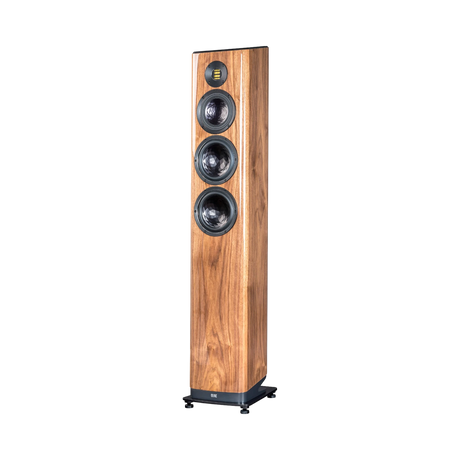 ELAC Vela FS 409 3.5-Way Floorstanding Speaker (Gloss Walnut, Single) — Being Shipped