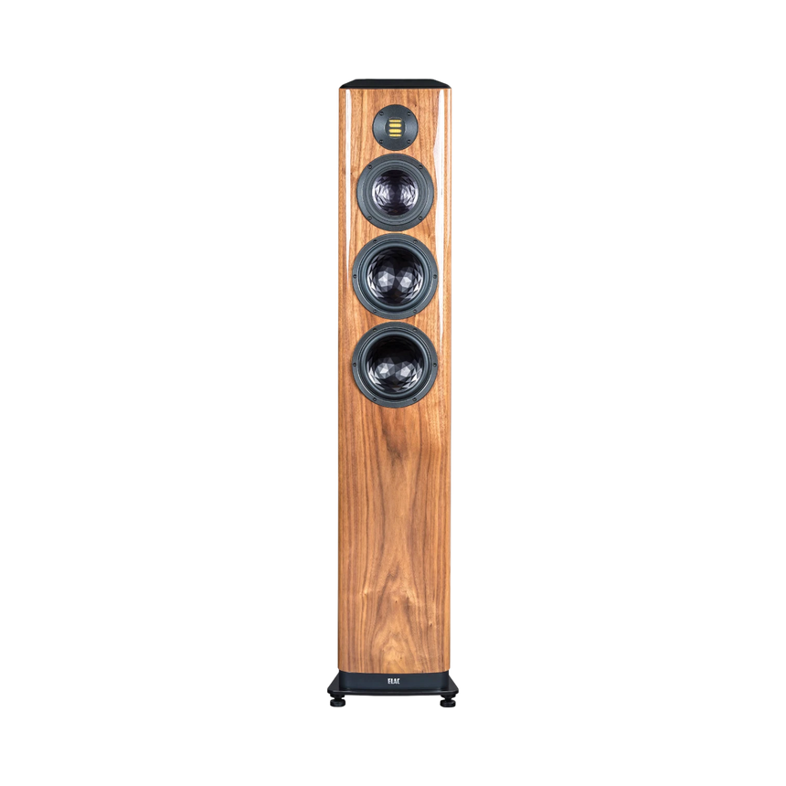 ELAC Vela FS 409 3.5-Way Floorstanding Speaker (Gloss Walnut, Single) — Being Shipped