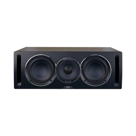 ELAC Uni-Fi Reference UCR52 3-Way Center Channel Speaker (Satin Black, Walnut Sides) — Being Shipped
