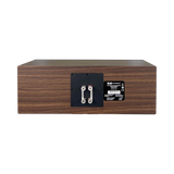 ELAC Uni-Fi Reference UCR52 3-Way Center Channel Speaker (Satin Black, Walnut Sides) — Being Shipped