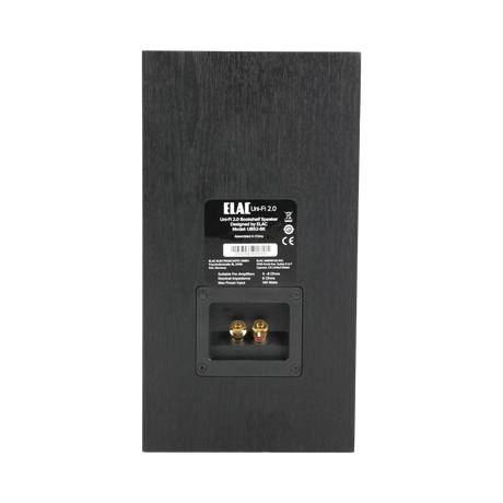 ELAC Uni-Fi 2.0 UB52 3-Way Bookshelf Speakers (Black, Pair) — Being Shipped