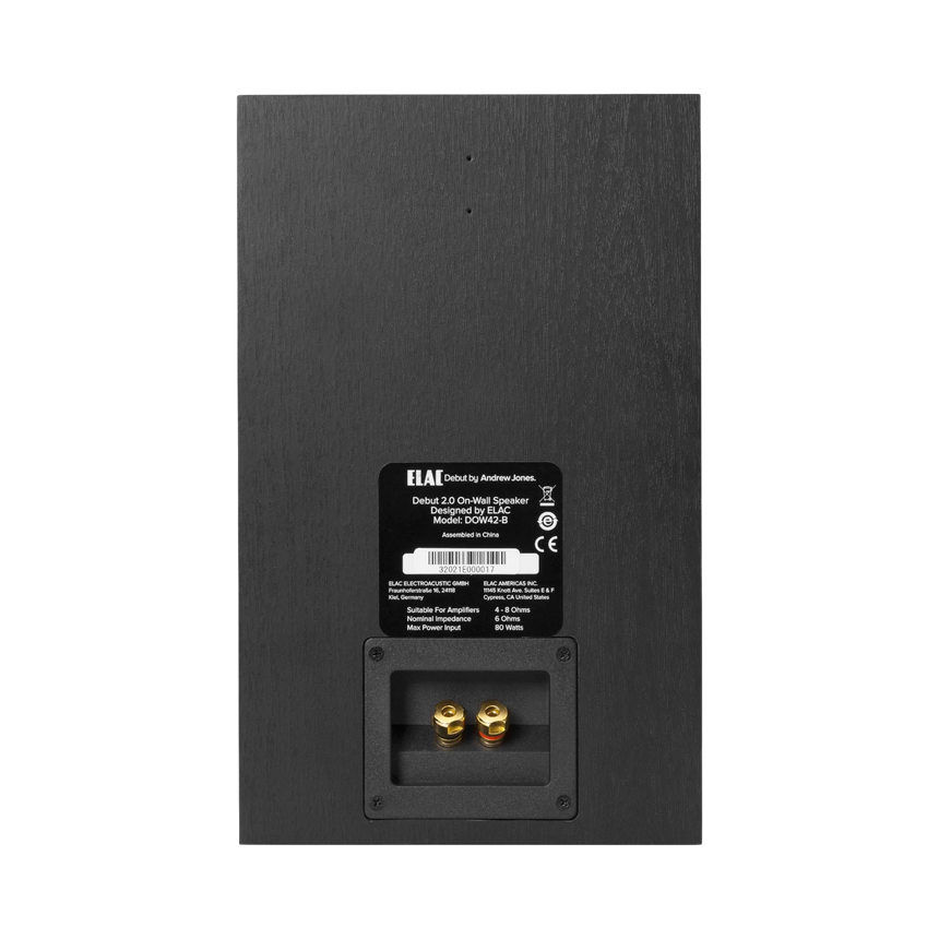 ELAC Debut 2.0 OW4.2 2-Way On-Wall Speakers (Pair) — Being Shipped