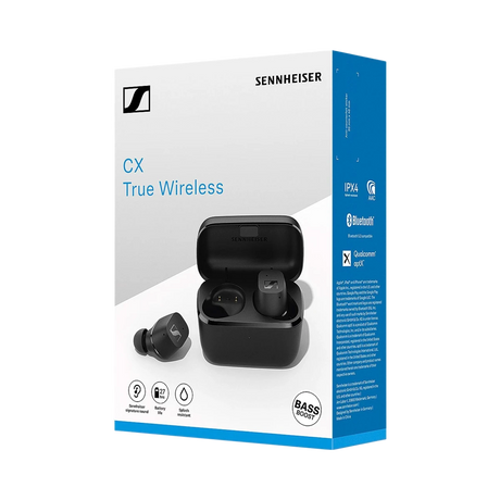 Sennheiser CX True Wireless Bluetooth In-Ear Earbuds (Black) — Being Shipped