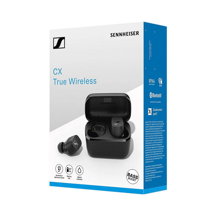 Sennheiser CX True Wireless Bluetooth In-Ear Earbuds (Black) — Being Shipped
