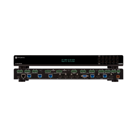 Atlona 4K/UHD 8x2 Multi-Format Matrix Switcher with Dual HDBaseT/Mirrored HDMI — Being Shipped