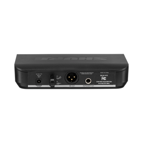 Shure BLX4 Tabletop Wireless Receiver (H9: 512 to 542 MHz) — Being Shipped