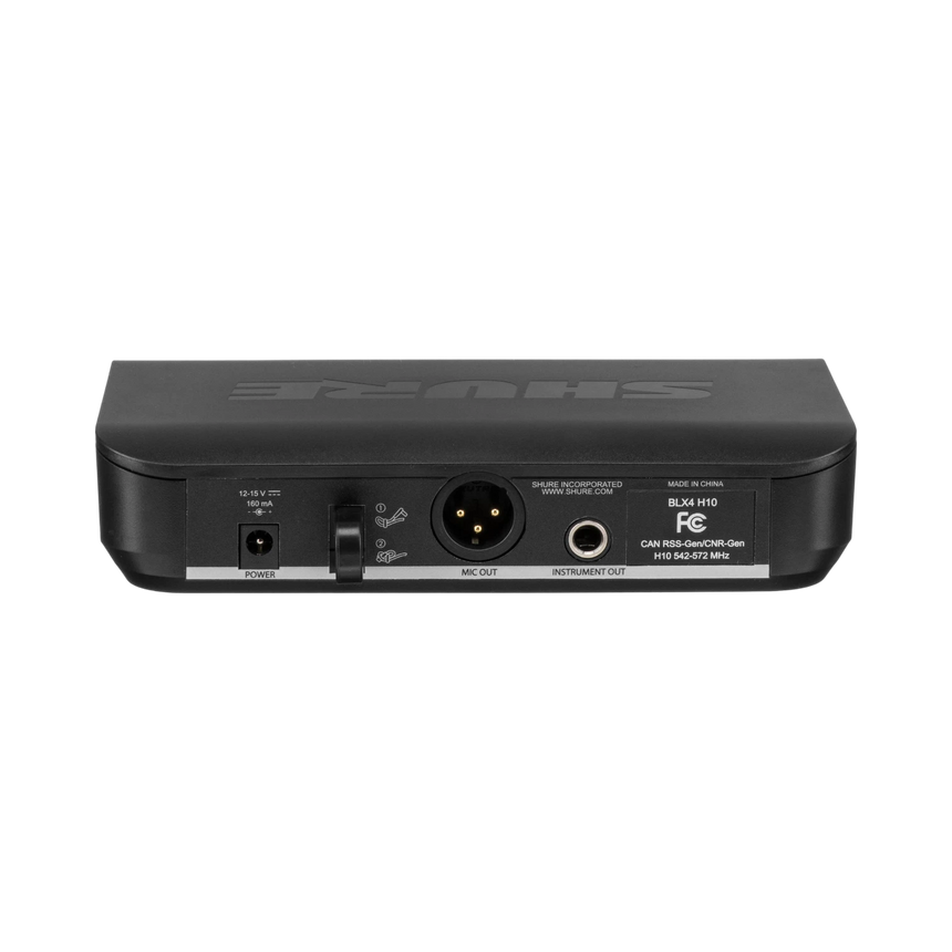 Shure BLX4 Tabletop Wireless Receiver (H9: 512 to 542 MHz) — Being Shipped