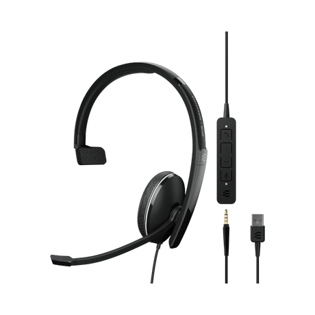 EPOS Adapt 135 USB II USB & 3.5mm Jack Wired On-Ear Headset — Being Shipped