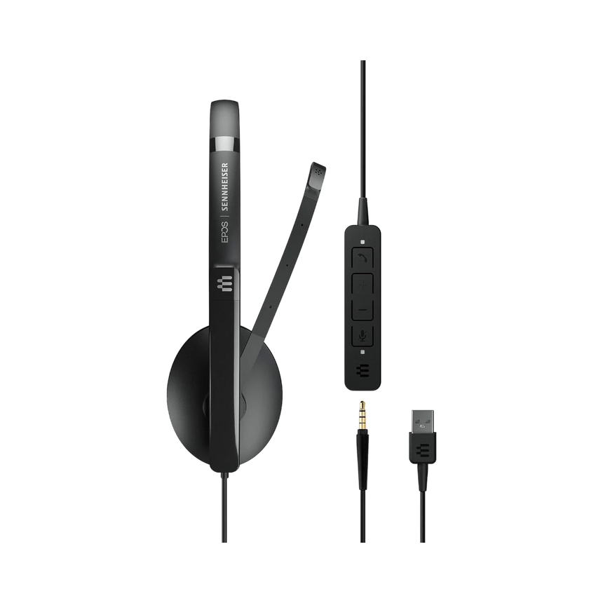 EPOS Adapt 135 USB II USB & 3.5mm Jack Wired On-Ear Headset — Being Shipped