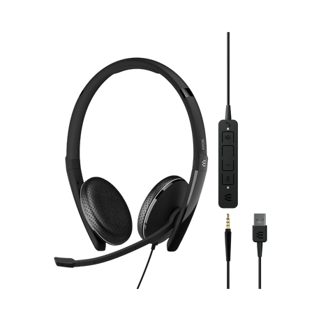 EPOS ADAPT 165T USB II 3.5mm Jack Wired Stereo Headset — Being Shipped