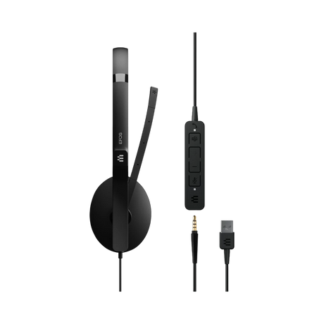 EPOS ADAPT 165T USB II 3.5mm Jack Wired Stereo Headset — Being Shipped