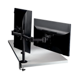 3M MM200B Fully Adjustable Dual Monitor Mount (Black) — Being Shipped