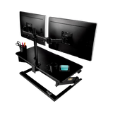3M MM200B Fully Adjustable Dual Monitor Mount (Black) — Being Shipped