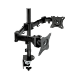 3M MM200B Fully Adjustable Dual Monitor Mount (Black) — Being Shipped