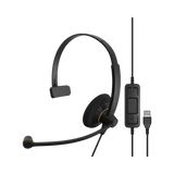 EPOS IMPACT SC 30 USB ML Mono On-Ear PC Headset (Black/Orange) — Being Shipped