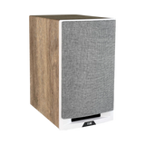 ELAC Uni-Fi Reference UBR62 3-Way Bookshelf Speakers (Satin White with Oak Sides, Pair) — Being Shipped