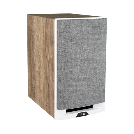 ELAC Uni-Fi Reference UBR62 3-Way Bookshelf Speakers (Satin White with Oak Sides, Pair) — Being Shipped