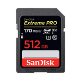 SanDisk Extreme PRO 512GB UHS-I SDXC Memory Card — Being Shipped