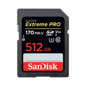 SanDisk Extreme PRO 512GB UHS-I SDXC Memory Card — Being Shipped