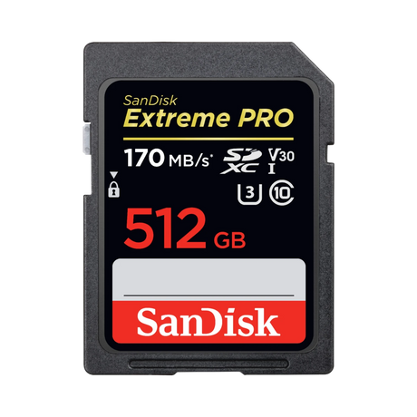 SanDisk Extreme PRO 512GB UHS-I SDXC Memory Card — Being Shipped