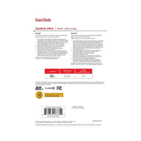 SanDisk Ultra 32GB UHS-I SDHC Memory Card — Being Shipped