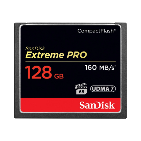 SanDisk Extreme Pro CompactFlash 128GB 160MB/s Memory Card — Being Shipped
