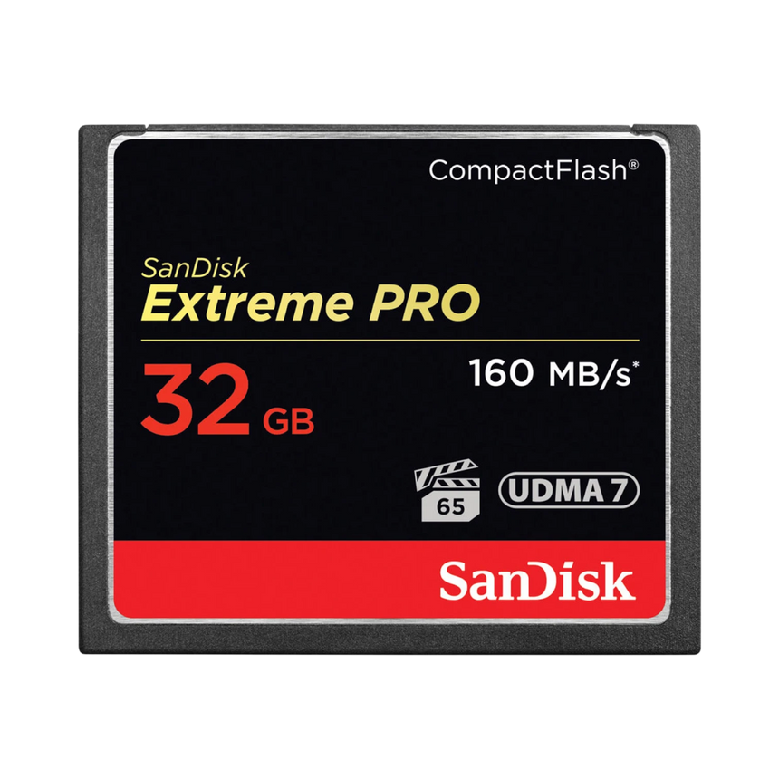 SanDisk Extreme Pro CompactFlash 32GB 160MB/s Memory Card — Being Shipped
