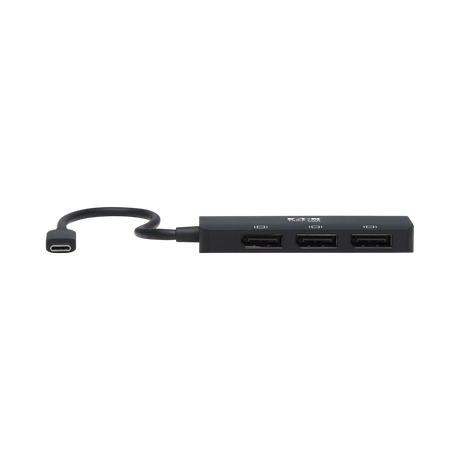 Tripp Lite USB-C Adapter, Triple Display, 4K 60 Hz DisplayPort, 8K, HDR, 4:4:4, HDCP 2.2, DP 1.4 Alt Mode, Black — Being Shipped