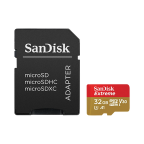 SanDisk Extreme 32GB microSDHC UHS-I Memory Card with SD Adapter — Being Shipped