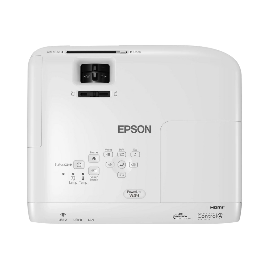 Epson PowerLite W49 3800-Lumen WXGA 3LCD Projector — Being Shipped