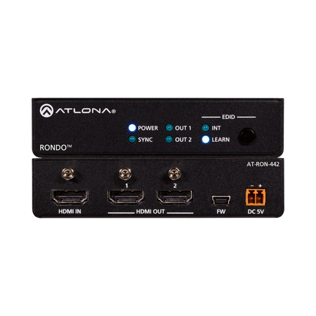 Atlona Rondo 442 4K/HDR 1x2 HDMI Distribution Amplifier — Being Shipped