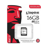 Kingston Industrial 16GB UHS-I U3 V30 A1 SDHC Memory Card — Being Shipped