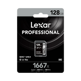 Lexar Professional 1667x 128GB UHS-II SDXC 250MB/s Memory Card — Being Shipped