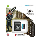 Kingston Canvas Go! Plus 64GB UHS-I microSDXC Memory Card with SD Adapter — Being Shipped