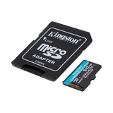 Kingston Canvas Go! Plus 512GB UHS-I microSDXC Memory Card with SD Adapter — Being Shipped