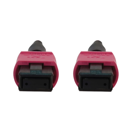 Tripp Lite 100G Multimode 50/125 OM4 Fiber Optic Cable (12F MTP/MPO-PC F/F), LSZH, Magenta, 25 m (82 ft.) — Being Shipped