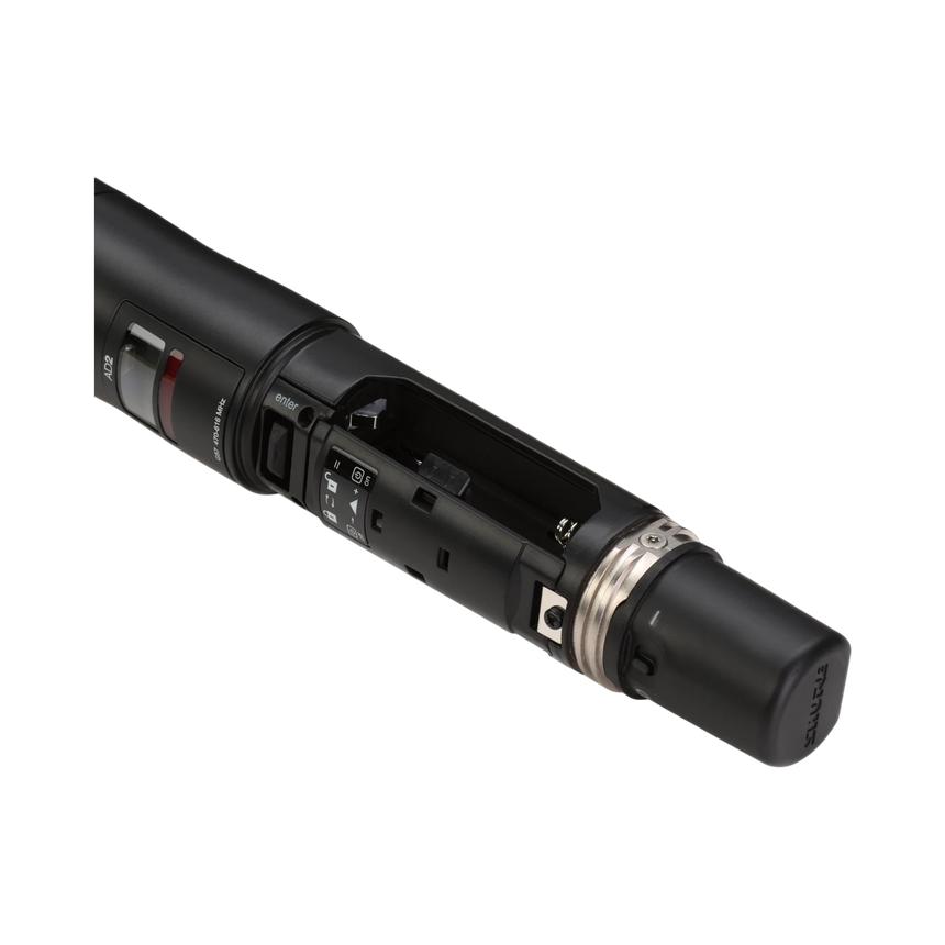 Shure AD2/KSM9B Digital Handheld Wireless Microphone Transmitter (Black) — Being Shipped