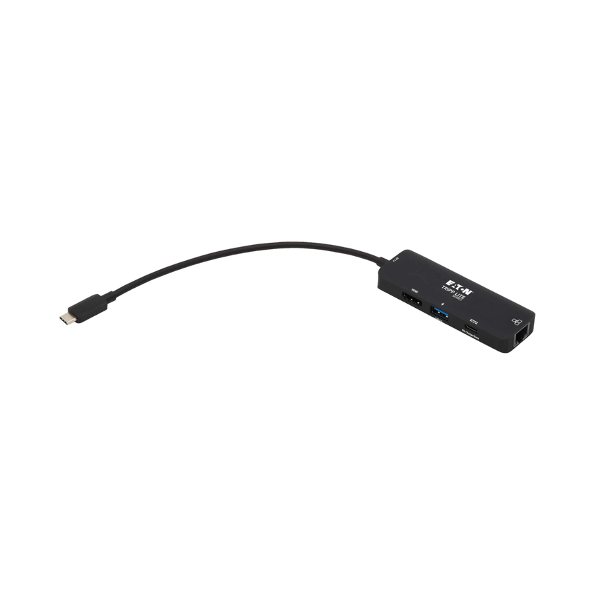 Tripp Lite USB-C Multiport Adapter, 4K 60 Hz HDMI, USB 3.x (5Gbps) Hub Ports, GbE, 100W PD Charging, HDR, HDCP 2.2 — Being Shipped