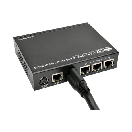 Tripp Lite HDBaseT HDMI over Cat5e/6/6a Extender Kit with Ethernet, Serial and IR Control, 1080p, Up to 500 ft. (152 m), TAA — Being Shipped