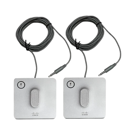 Cisco 8832 Wired Microphone Kit with 2 Mics (Silver) — Being Shipped