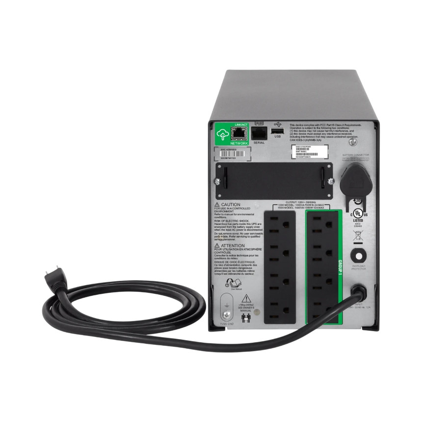 APC Smart-UPS 1500VA 120V 8 Outlets Tower LCD UPS — Being Shipped